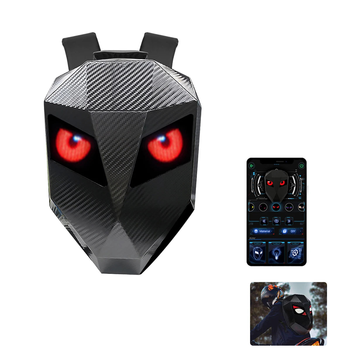 Hign-Concerned LED Screen Motorcycle Backpack for Helmets