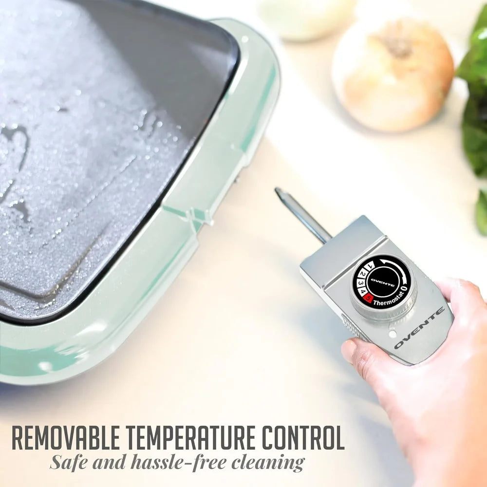 XMSJ Electric Griddle Nonstick Grill With Thermostat