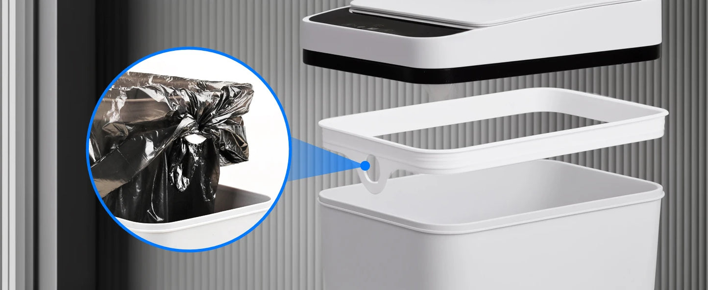 CN Guangdong 2-Pack Touchless Motion Sensor Trash Cans With Lid