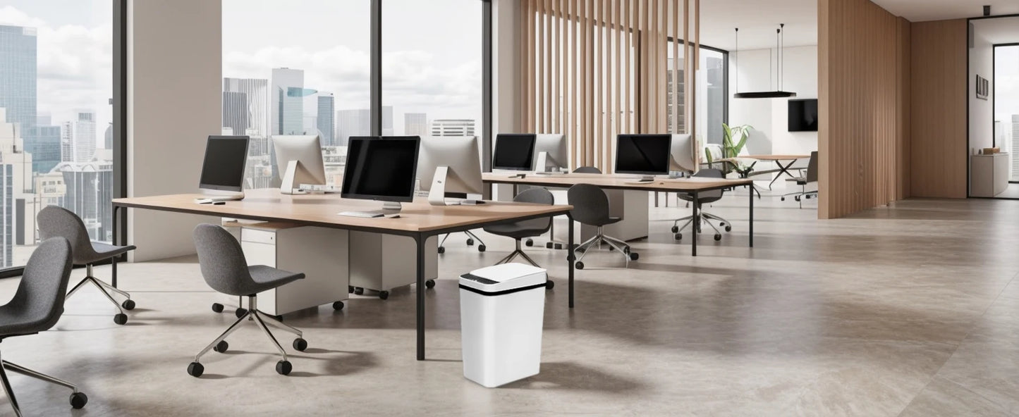 CN Guangdong 2-Pack Touchless Motion Sensor Trash Cans With Lid