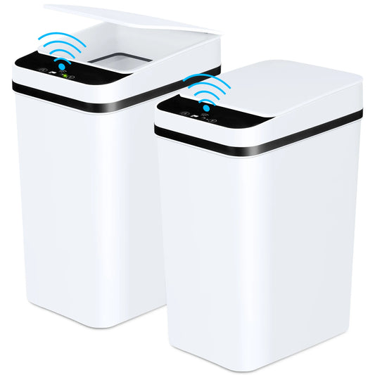 CN Guangdong 2-Pack Touchless Motion Sensor Trash Cans With Lid