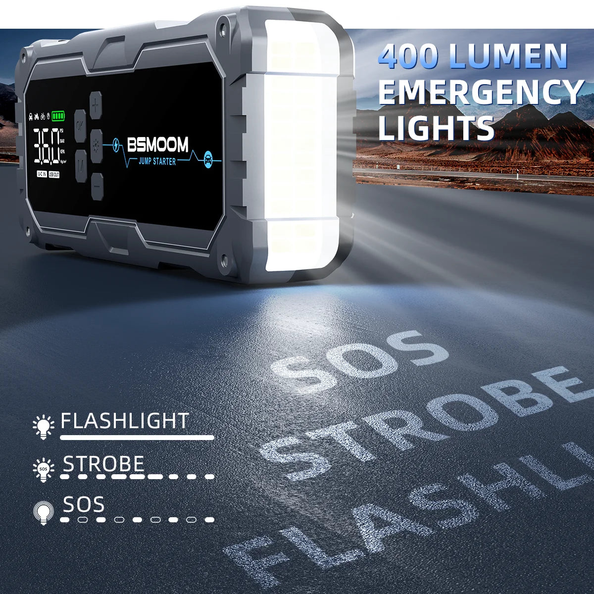 150PSI Air Pump Car Battery Emergency Boosters 7000A Car Jump Starter Power Bank Portable Starting Device Car Starter New