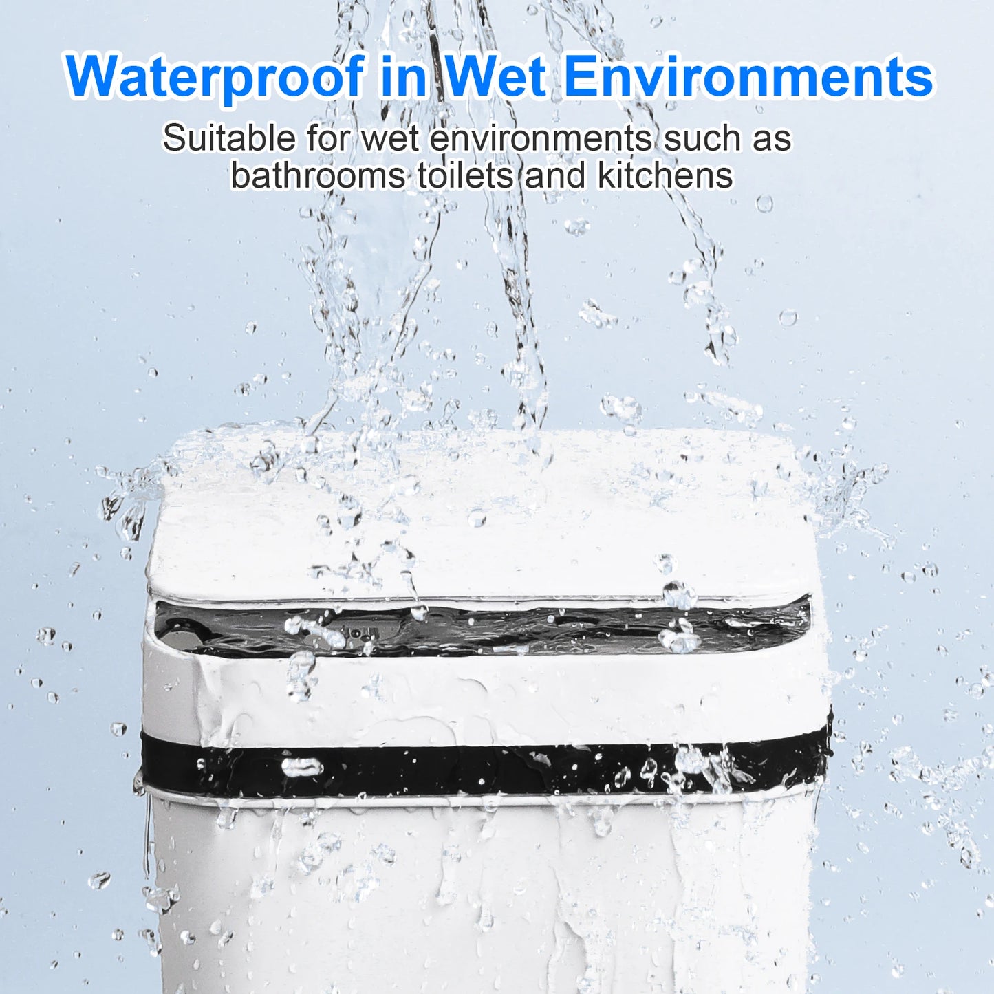 CN Guangdong 2-Pack Touchless Motion Sensor Trash Cans With Lid