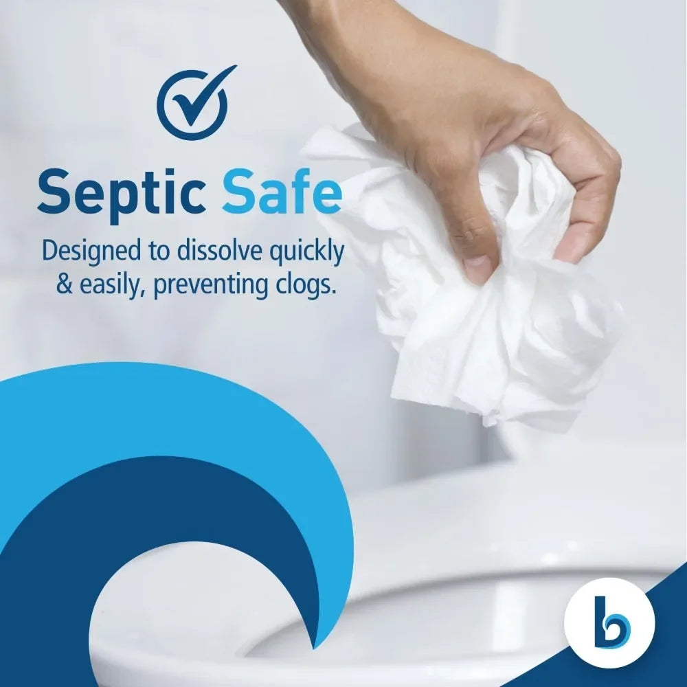B6144 2 Ply Septic Safe Toilet Tissue 96 Per Carton