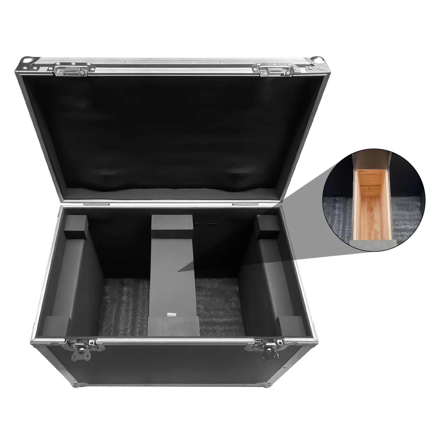 U'King Flight Case Shockproof Flycase With Wheel Gator Cases For  230W Beam Moving Head Light Stage Lights 69x40x56cm