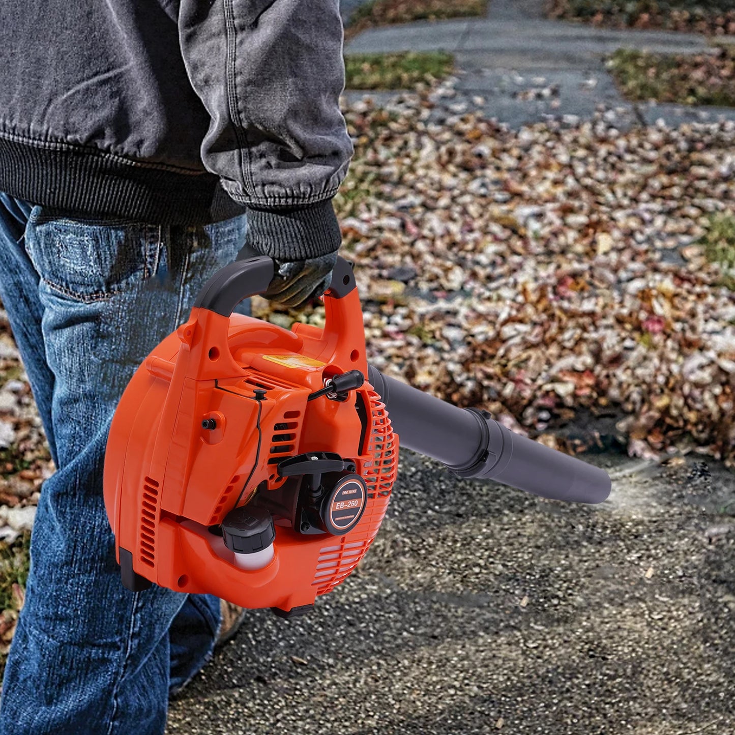 Hign-concerned Gas Leaf Blower 25cc 2 Stroke Commercial Handheld