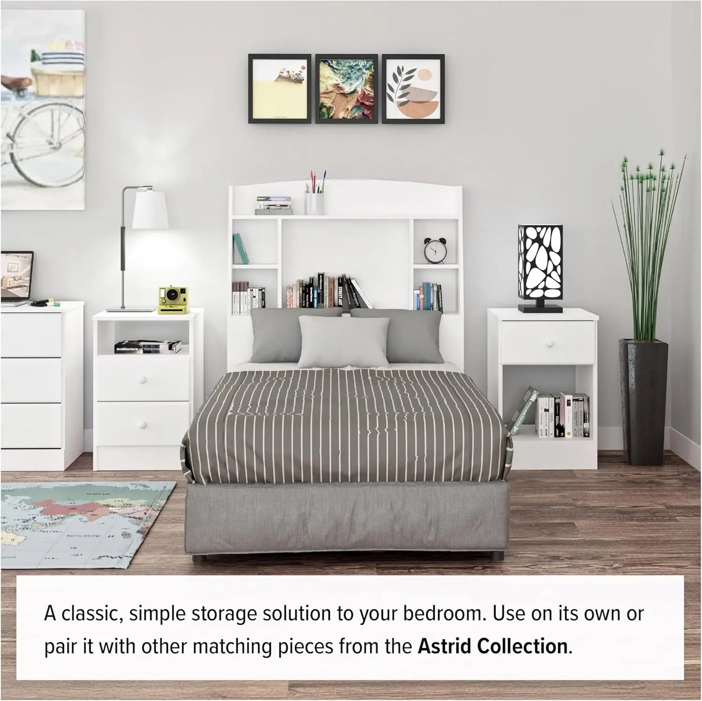 XMSJ Astrid 6 Drawer Dresser For Bedroom Ample Storage