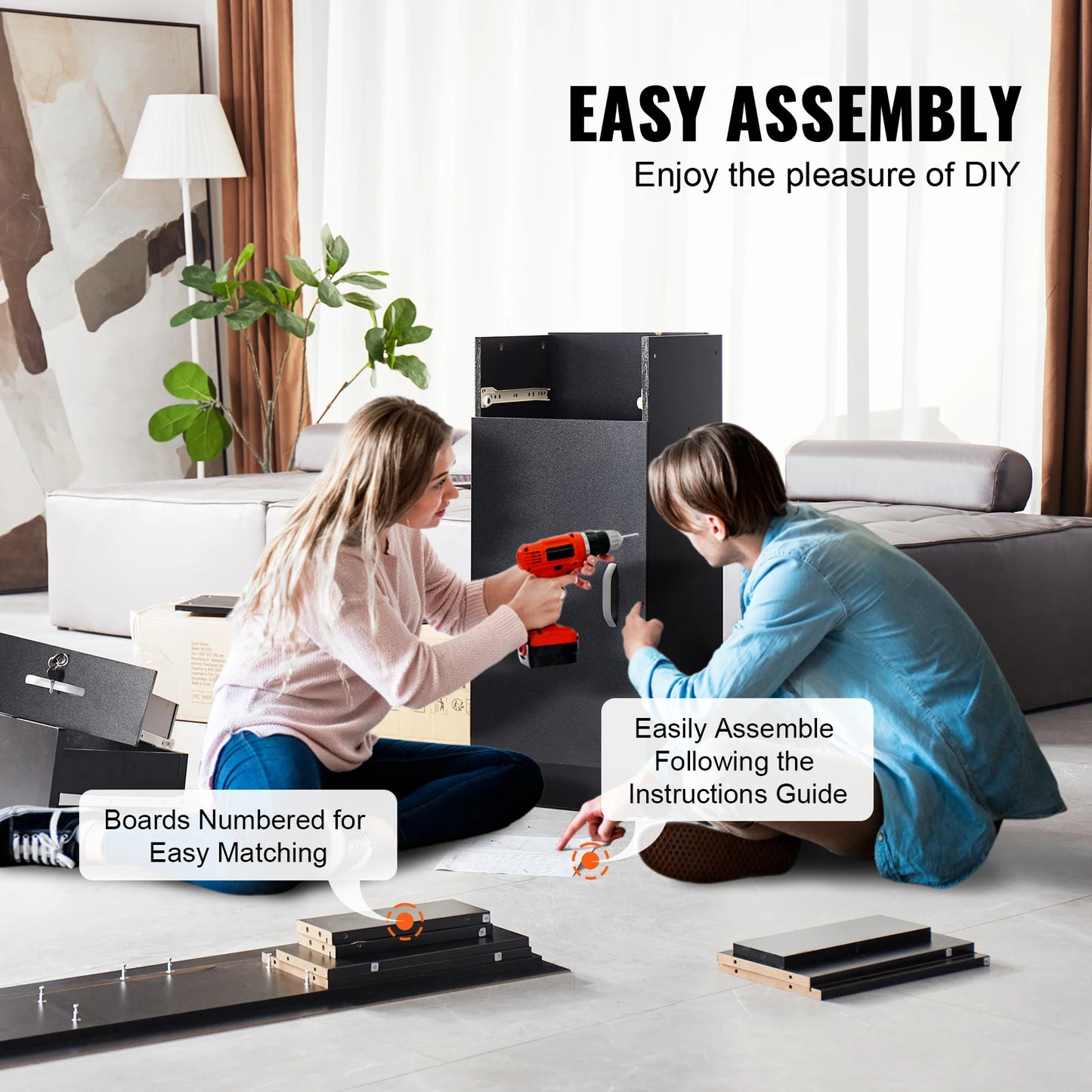 SucceBuy Salon Organizer Wall Hanging Unit With 3 Holders