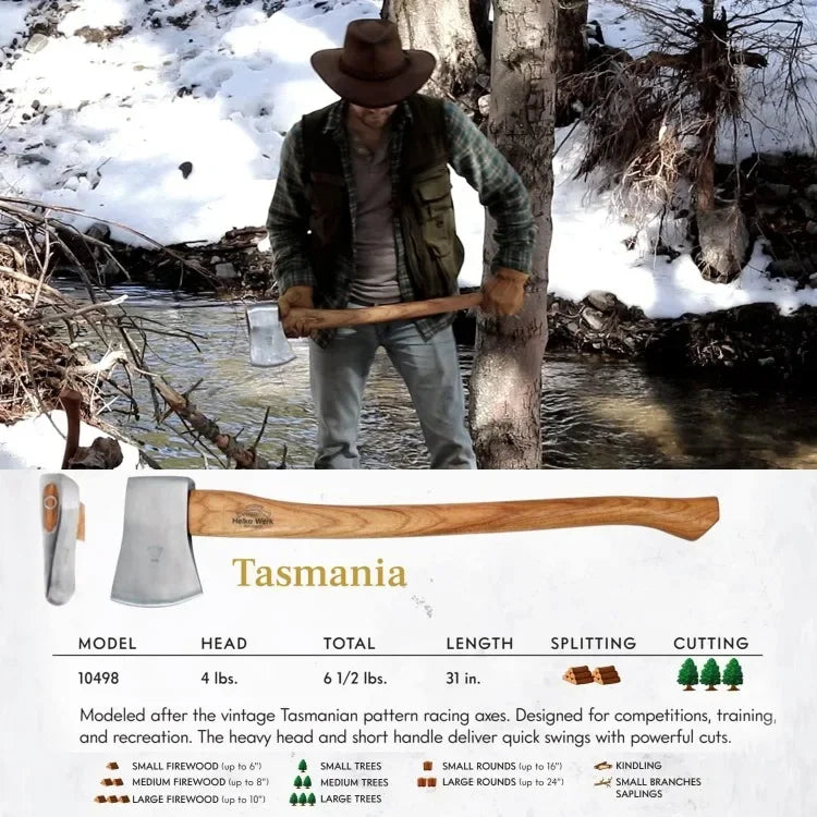 Tasmania Competition Axe Made In Germany Timber Sporting Wood Chopping