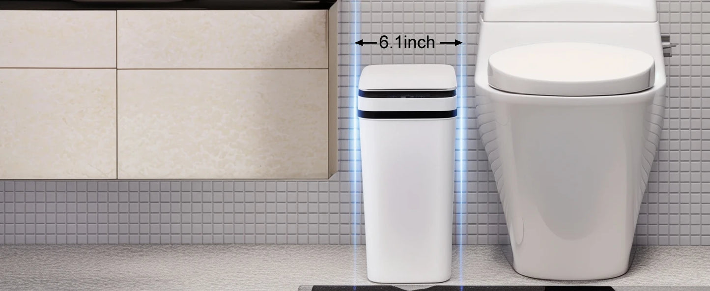 CN Guangdong 2-Pack Touchless Motion Sensor Trash Cans With Lid