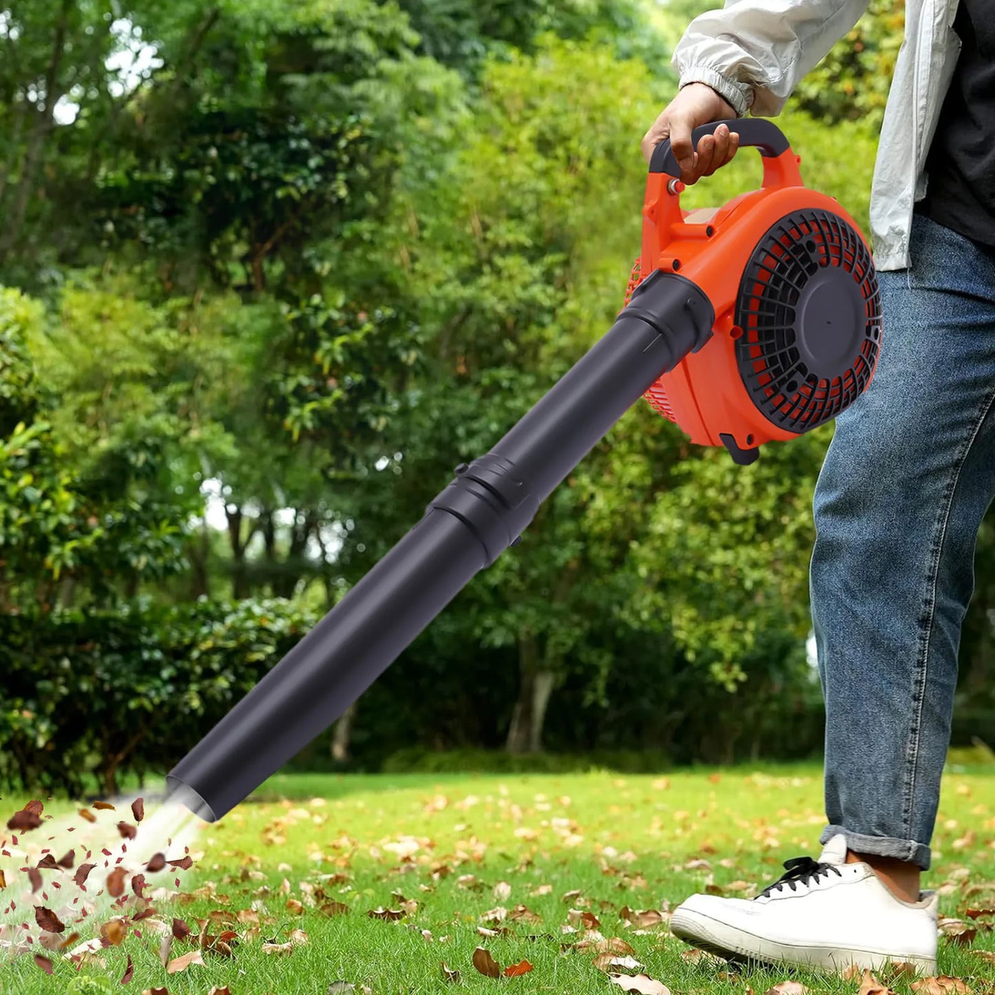 Hign-concerned Gas Leaf Blower 25cc 2 Stroke Commercial Handheld