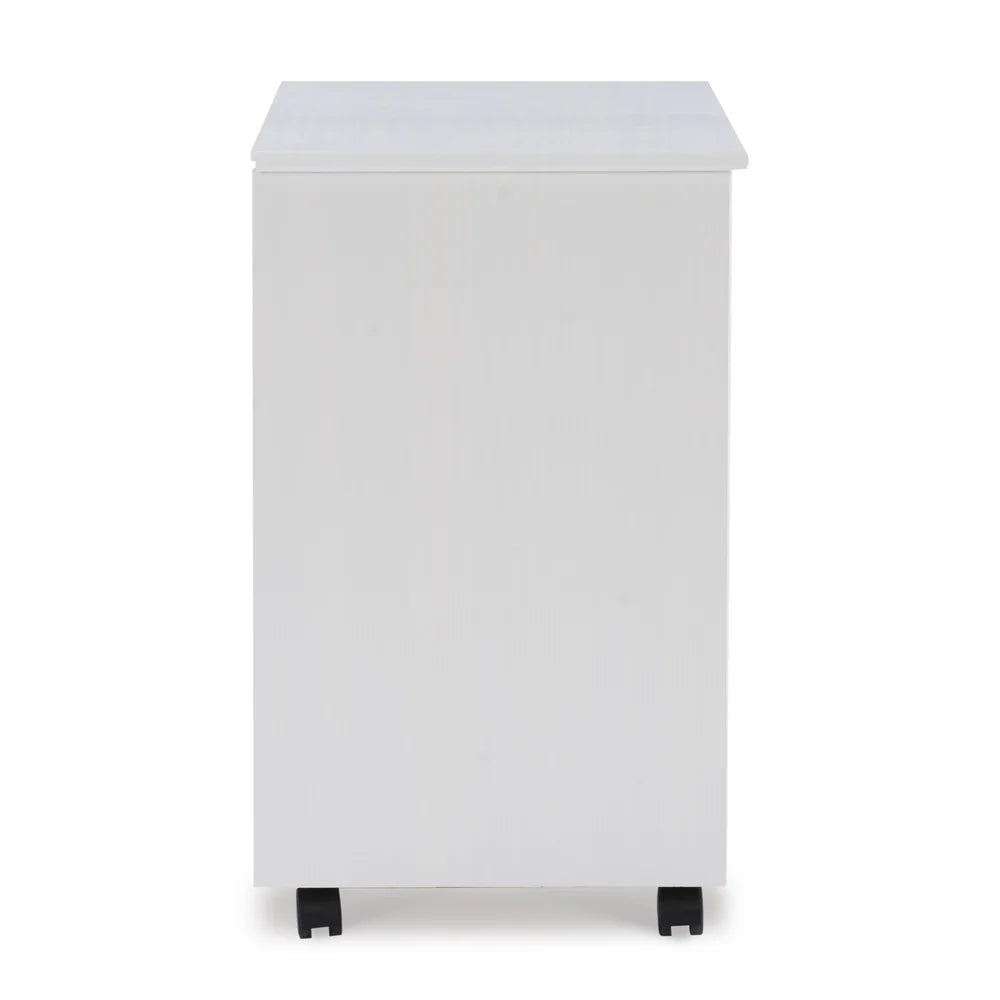 Wide Rolling Cart with Six Drawers Mobile Storage Solution Home Office Craft Room Easy Mobility Modern Design