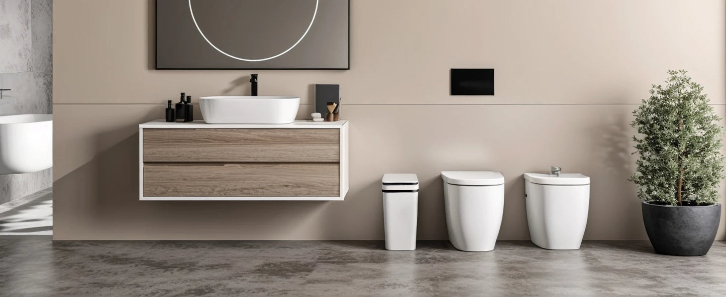 CN Guangdong 2-Pack Touchless Motion Sensor Trash Cans With Lid