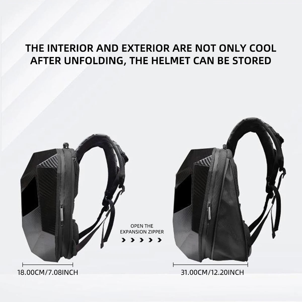Hign-Concerned LED Screen Motorcycle Backpack for Helmets