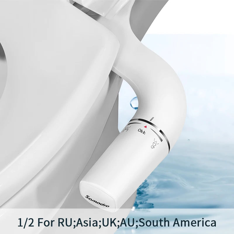 Samodra Right Left Hand Bidet Sprayer Dual Nozzle Hygienic Shower